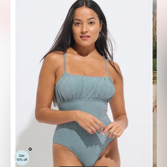 Everyday Sunday Women's Green One Piece Swimsuit - Picture 9 of 16